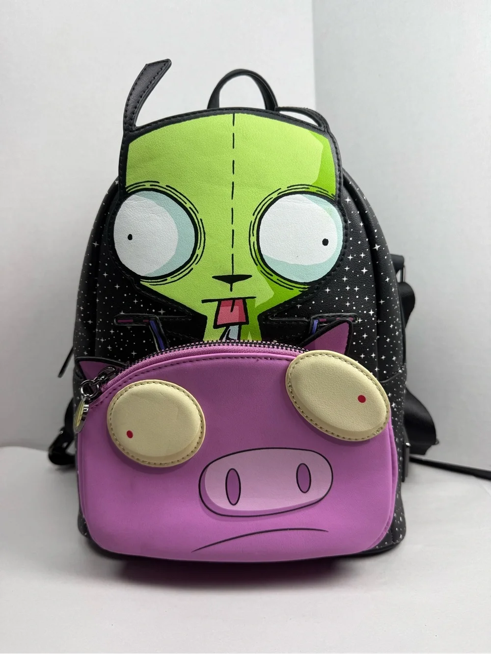 Loungefly Nickelodeon Invader Zim GIR & Pig Mini Backpack